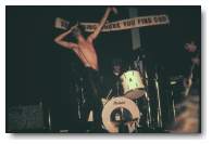 Nick Cave, Phillip Calvert and Tracy Pew 23-Oct-81
