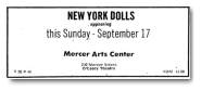 New York City Mercer 17-Sep-72