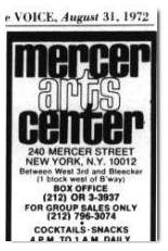 New York City Mercer 29-Aug-72